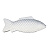 Форма из пенопласта РЫБА 26 cм