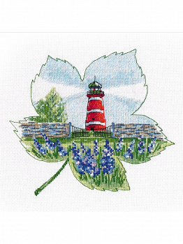 Набор для вышивания «Овен» 1270 "Маяк Нарсхольмена",17*16 см.