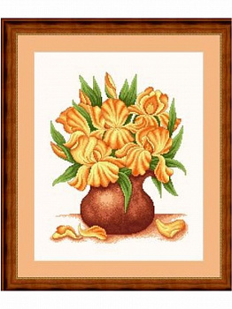 Набор для вышивания «Сделано с любовью» ЦВ-020 Букет ирисов