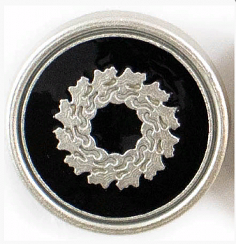 Пуговицы в тубе "Колибри" ME 335 Silver 24L   24шт.