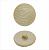 Пуговицы в тубе 5633  на ножке 28мм (13-1006 св.-бежевый) 12 шт.