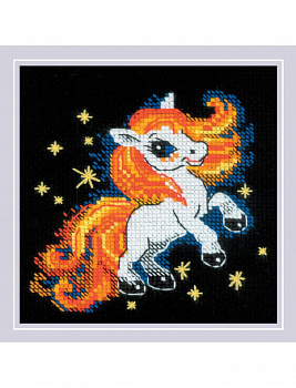 Набор для вышивания «Риолис» 2292 Огненная лошадка 15*15 см.