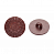Пуговица в тубе 57092  на ножке 22мм 294 т. коричневый уп/24шт