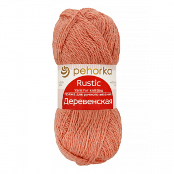 Деревенская, пряжа для ручного вязания (868, пудра)
