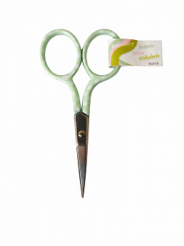 Ножницы для вышивания "Горошки" "Hemline" B4819, мятные, 9,3 см