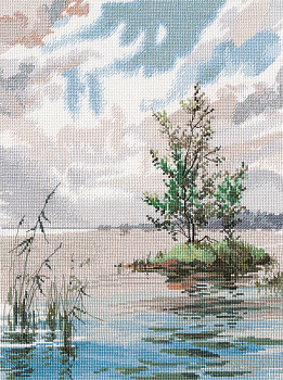 Набор для вышивания «Овен» 1649 "Отражение" 24×35 см