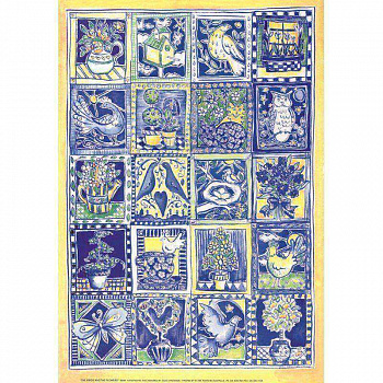 A4-910 The Birds & The Flowers