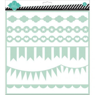 Трафарет-маска "American Crafts" Heidi Swapp HS00868 «Borders» 30х30 см