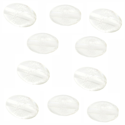 Бусина "Zlatka" акрил Z017P 13 х 20 мм  10 шт №600 прозрачный