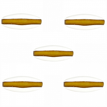 Бусина "Zlatka" акрил Z016P 13 х 32 мм  5 шт №568 коричневый