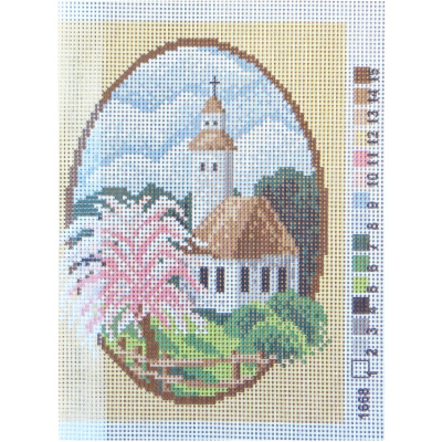 Рисунок на канве 18*24 см Orchidea "Лето"