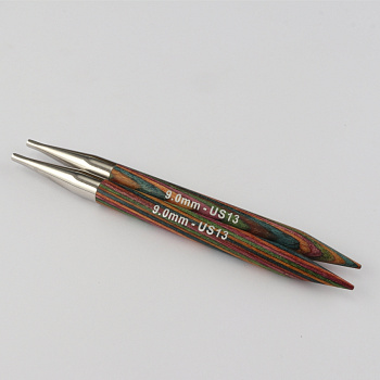 Спицы съемные деревянные для длины тросика 35-126 см Symfonie KnitPro, 9.00 мм 20410