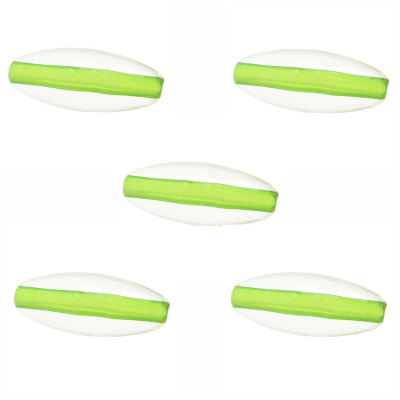 Бусина "Zlatka" акрил Z016P 13 х 32 мм  5 шт №827 салатовый