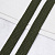 3Al296 Стропа ременная плетеная эластичная (30% латекс, 70% полиэстер) 34мм*22,86м (11 хаки)