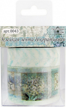 Клейкая лента декоративная «Рукоделие» 8043 Весеннее настроение, 10 м